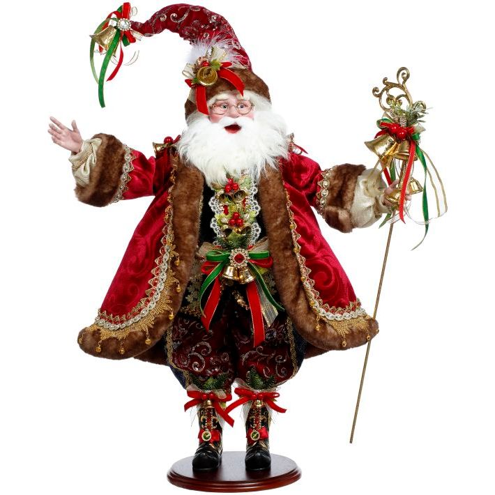 Christmas Bells Santa 24"