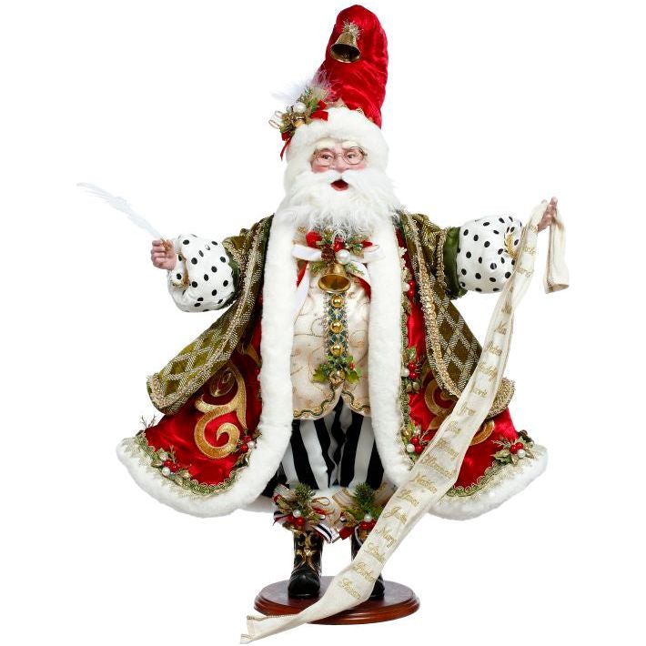 Checking His List Santa 25"
