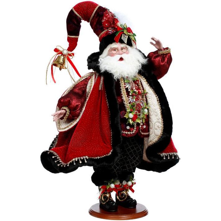 Ruby Red Santa 24"