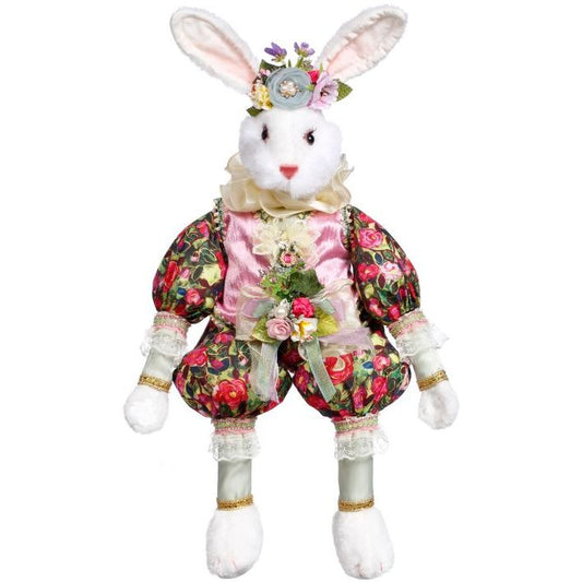 Bean Bag Plush Body Rabbit W/Vest, Lg 20"