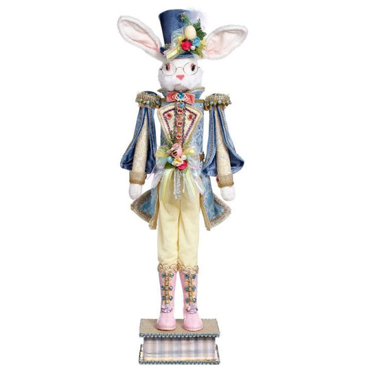 Rabbit Nutcracker Yellow, Med 35"
