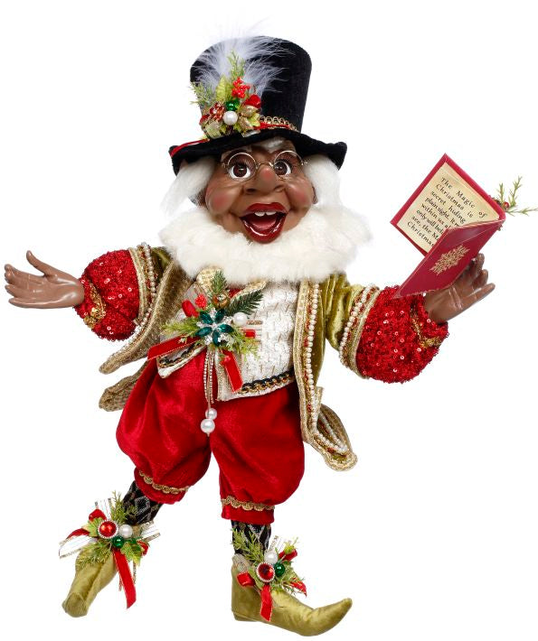 African American Cmas Carol Elf, M 20.5"