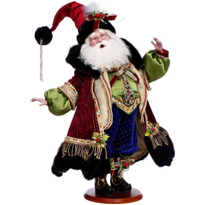 Jewels & Gems Santa 25"
