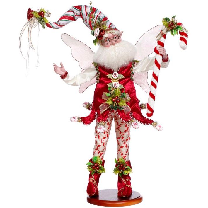 Candycane Fairy On Base 20"