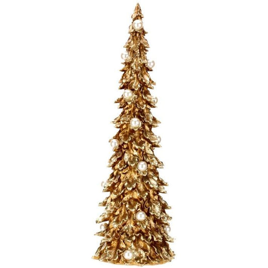 Gilded Pearl Tree, Lg 25" Set Of 2