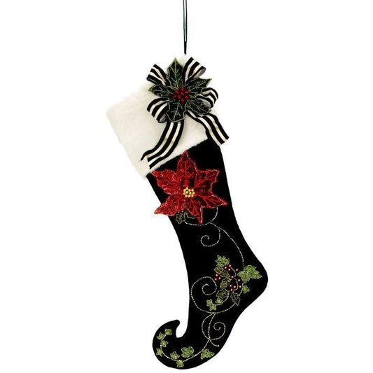 Poinsettia Ivy Stckng 22X7"