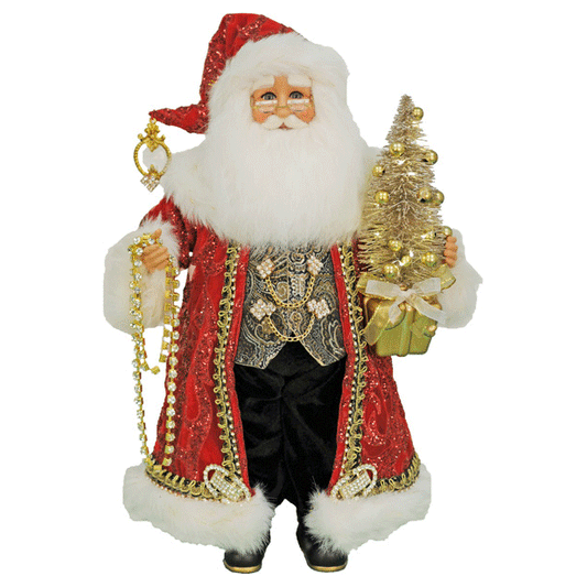 Lt. Traditional Elegance Santa 16"