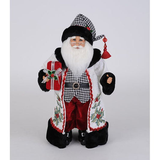 Holly Berry Santa 17"