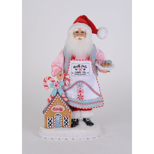 North Pole Candy Santa 19"