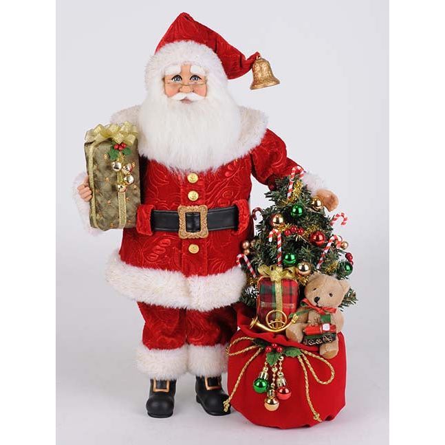 Santa Bearing Gifts 18"