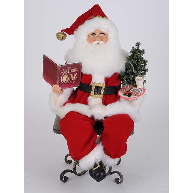Story Time Sitting Santa 20"