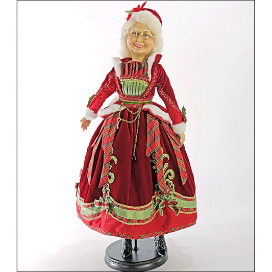 Mrs. Claus Doll 24"