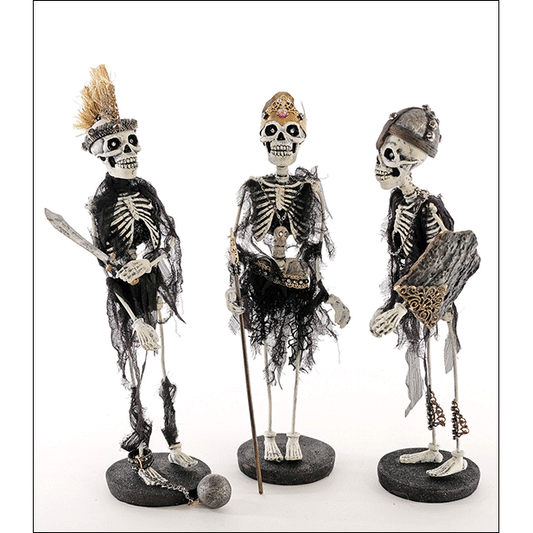 Kingdom Skeletons 13"set of 3