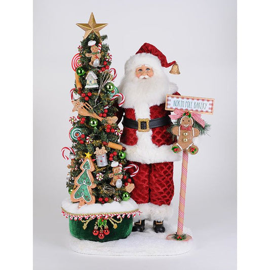Ltd North Pole Bakery Santa 28"