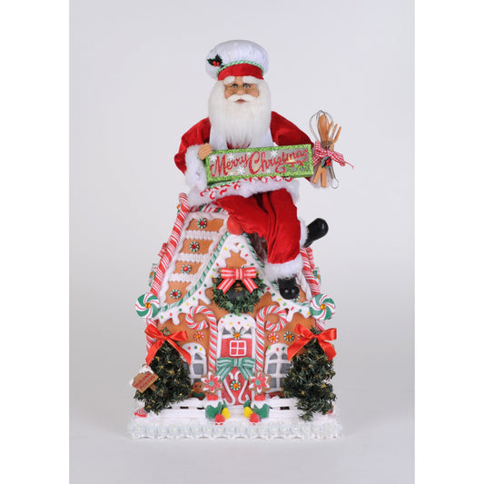 Lighted Homemade Goodies Gingerbread House 23"
