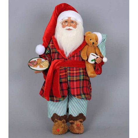Milk & Cookies Santa 17"