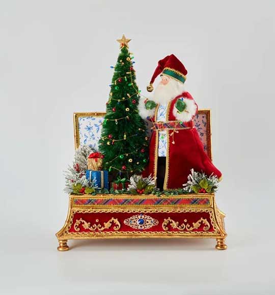 Chinoiserie Treasured Santa 20"