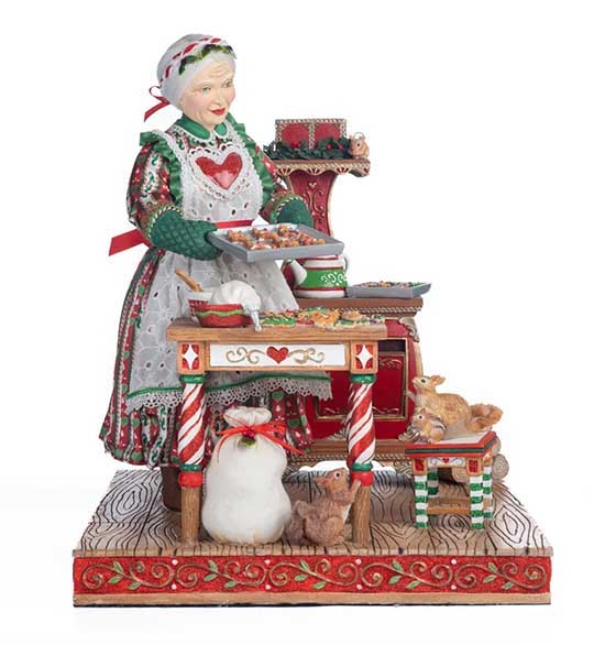 Mrs. Claus Baking for Christmas 18"