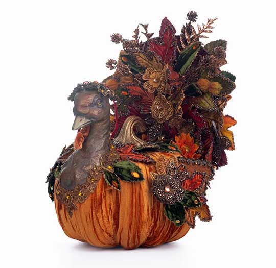 Harvest Pumpkin Turkey 14"