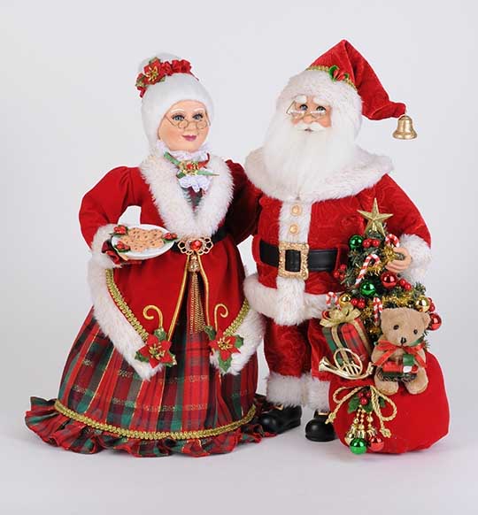 Ltd Santa & Mrs. C Bearing Gifts 16.5"