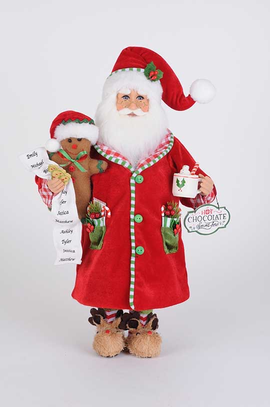 Hot Chocolate Santa 17"