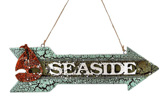 Seaside Ornament sign 10.5"