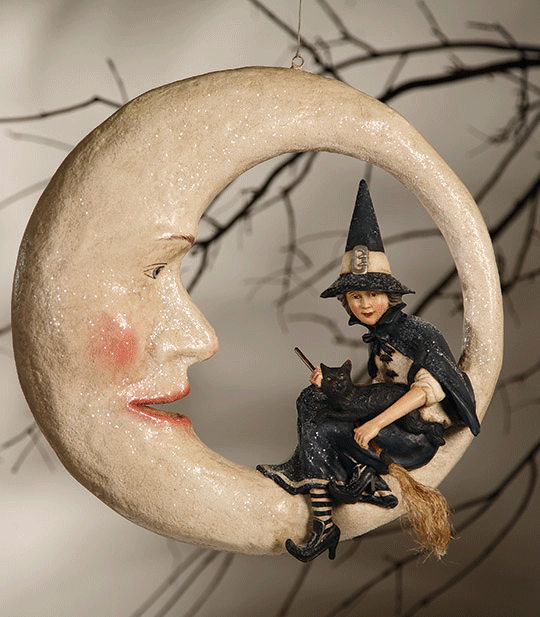 Witch on Moon 16"