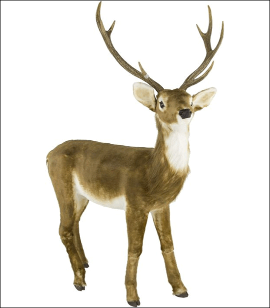 Standing Deer M. 45x56"