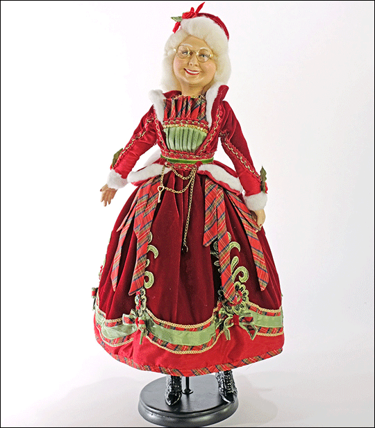 Mrs. Claus Doll 24"
