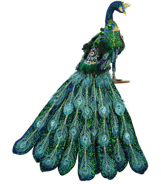 Jewelled Peacock 57"