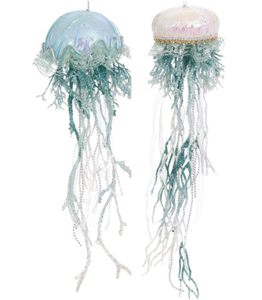 Jellyfish Orn. 18" set of 2
