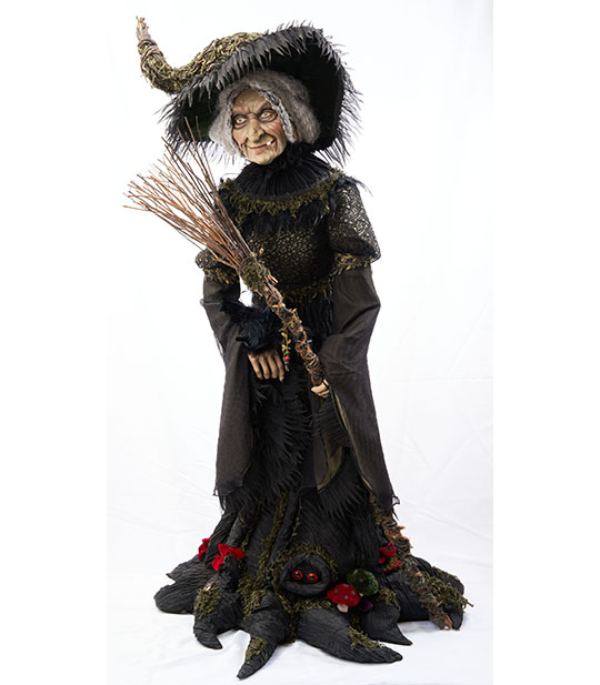 Midnight Witch Life size Doll 66"