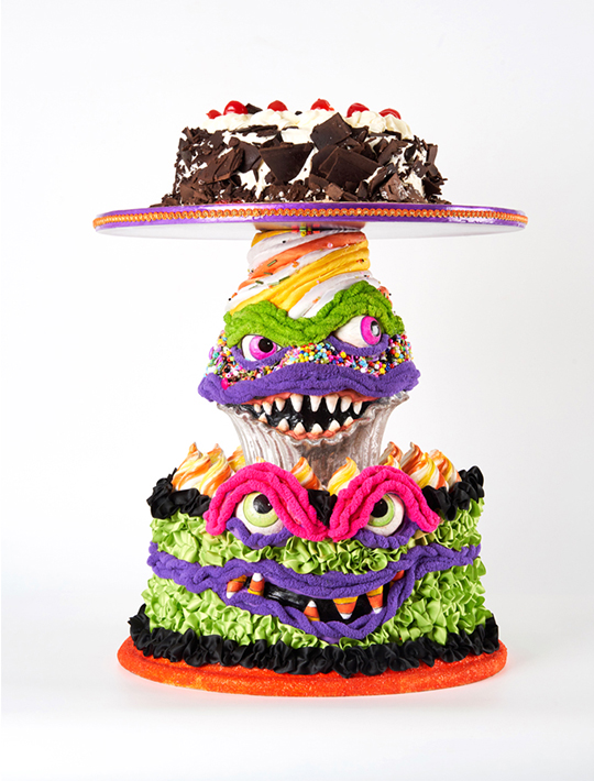 Creepy Confection Cake Plate 16"