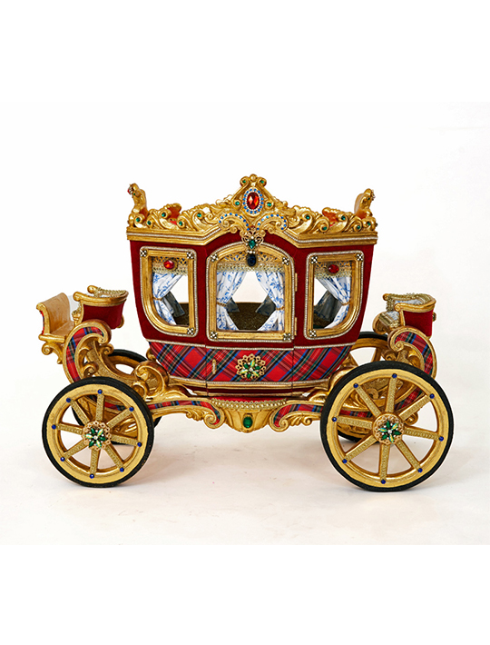 Chinoiserie Carriage 25 x 12 x 18"