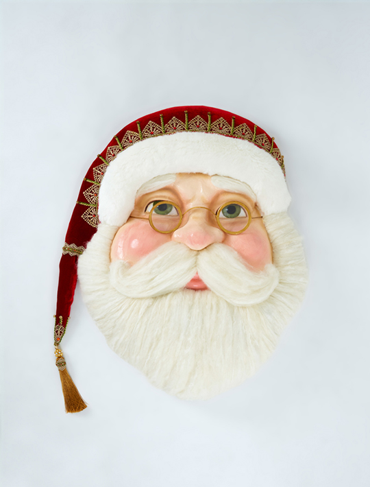All the Trimmings Santa Mask 32"