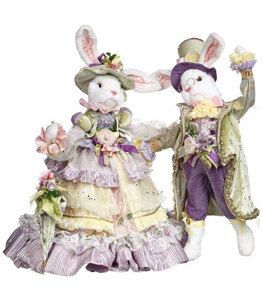 M&Mrs Peter Rabbit M.25" set of 2
